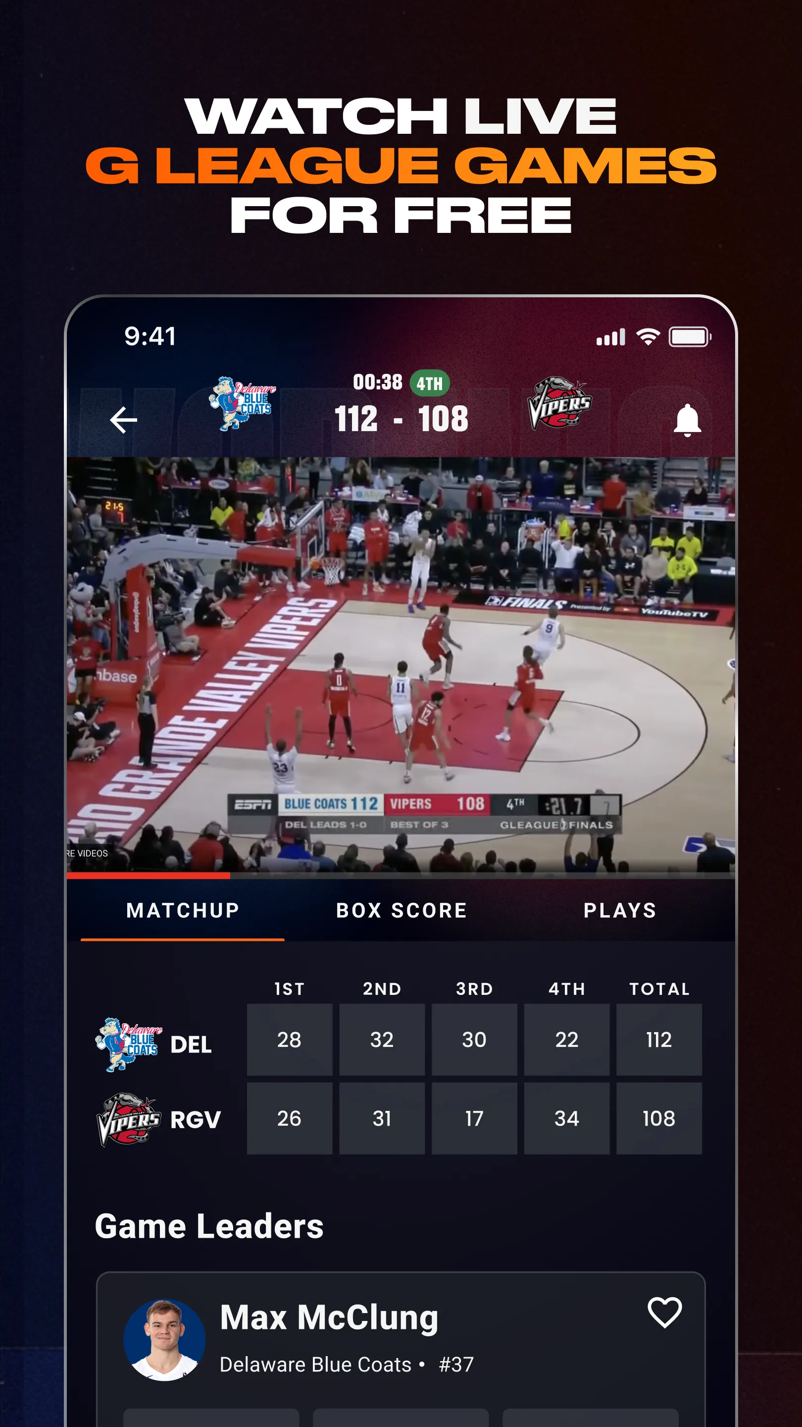 NBA G League | Indus Appstore | Screenshot