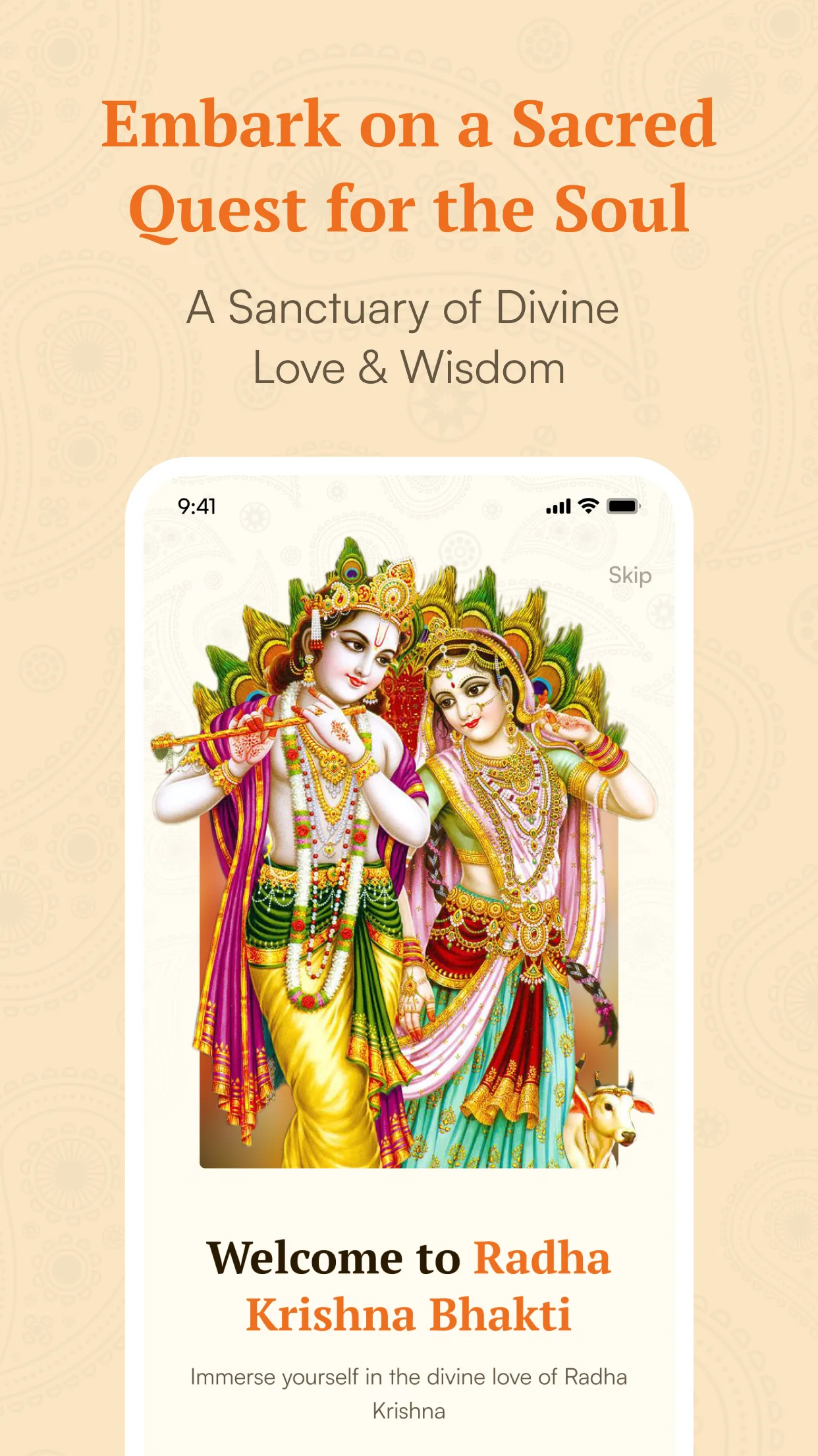 Radha Krishna Bhakti by JKYog | Indus Appstore | Screenshot