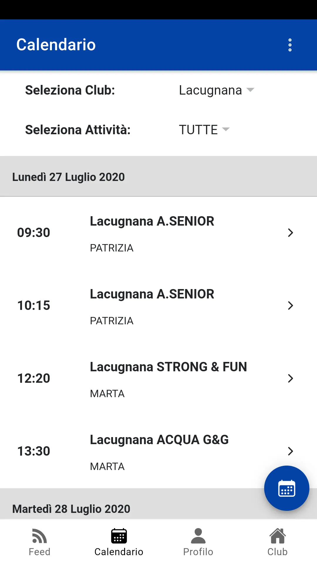 Amatori Nuoto Perugia | Indus Appstore | Screenshot