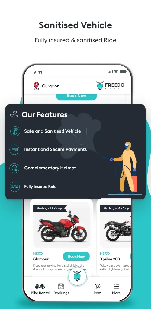 Freedo Rentals Bike Rental App | Indus Appstore | Screenshot