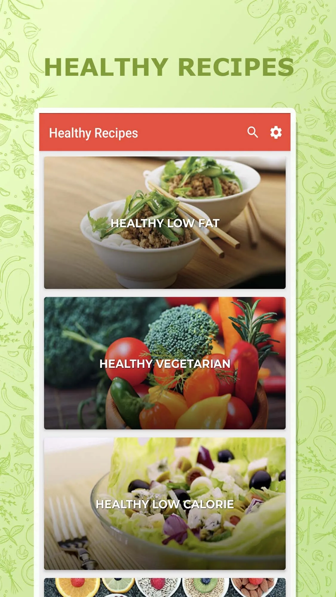 Healthy Recipes | Indus Appstore | Screenshot