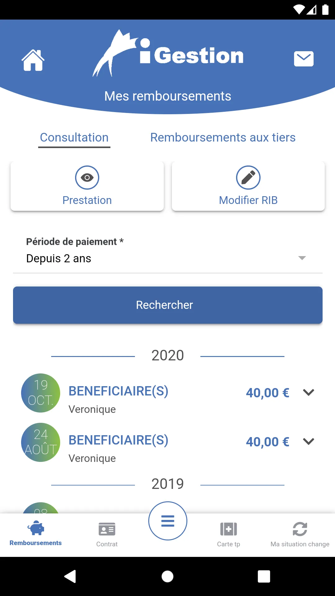 iGestion Espace Cegedim | Indus Appstore | Screenshot