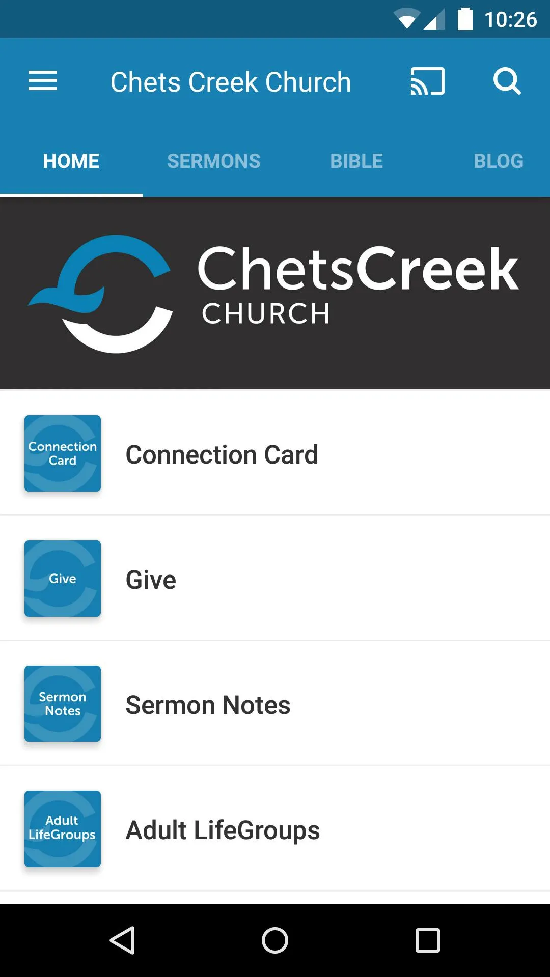 Chets Creek Church | Indus Appstore | Screenshot