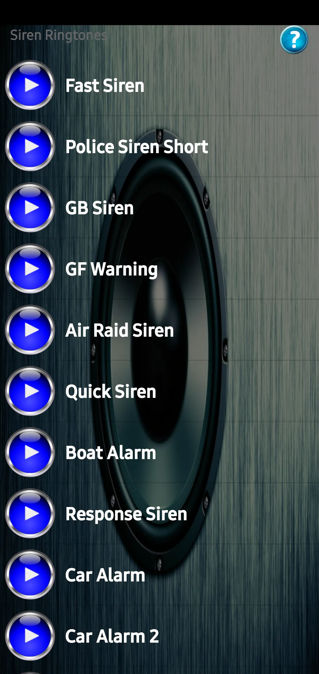 Siren Ringtones | Indus Appstore | Screenshot