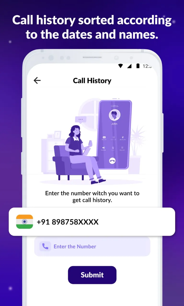 Call History Any Number Detail | Indus Appstore | Screenshot