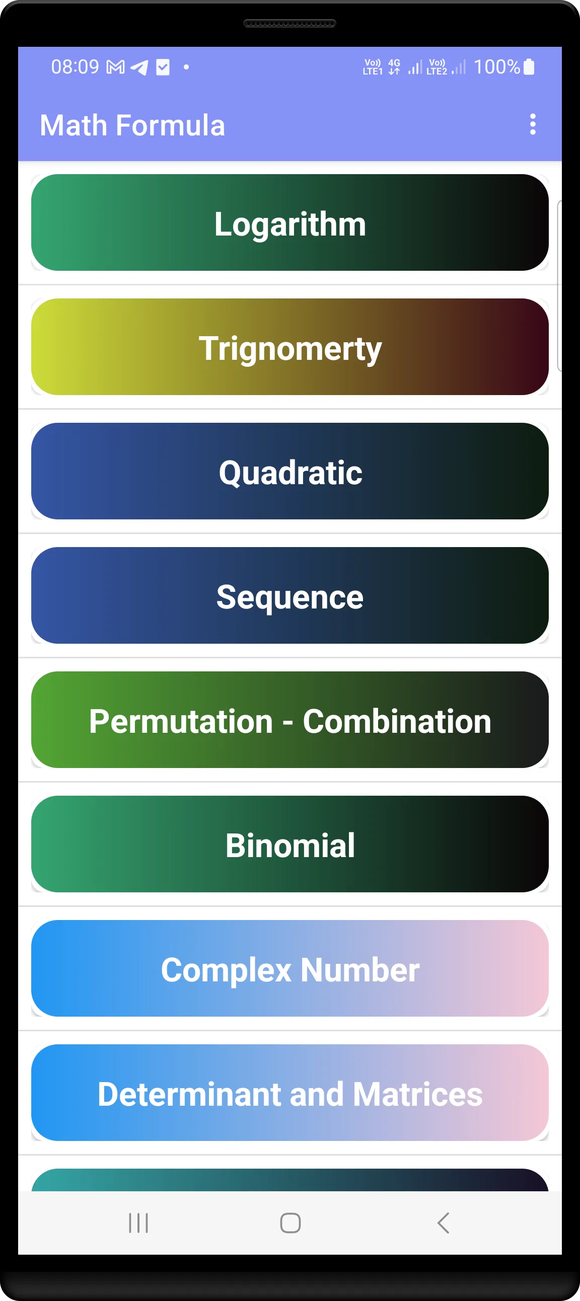 All Maths Formulas | Indus Appstore | Screenshot