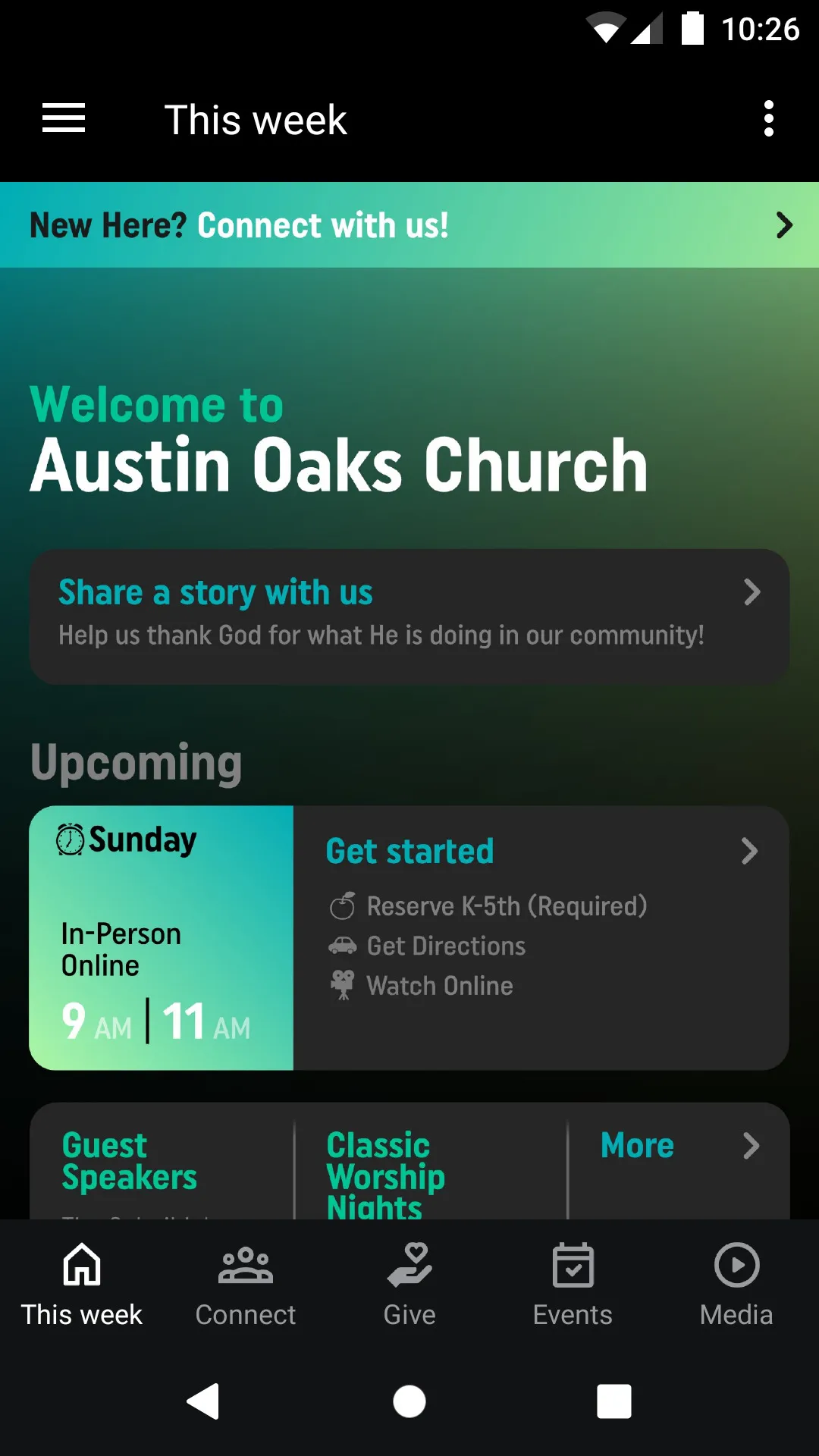 Austin Oaks Church | Indus Appstore | Screenshot