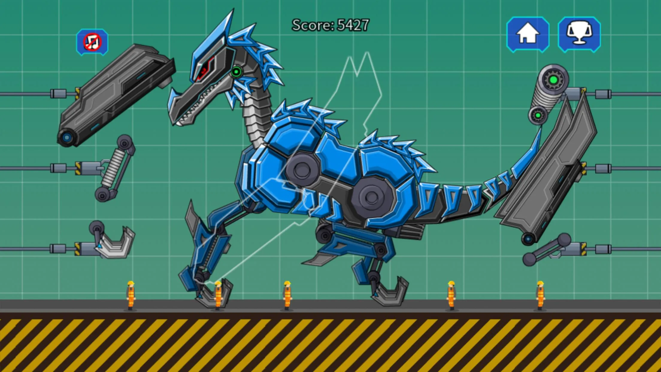 Black Pterosaur Robot Toy War | Indus Appstore | Screenshot