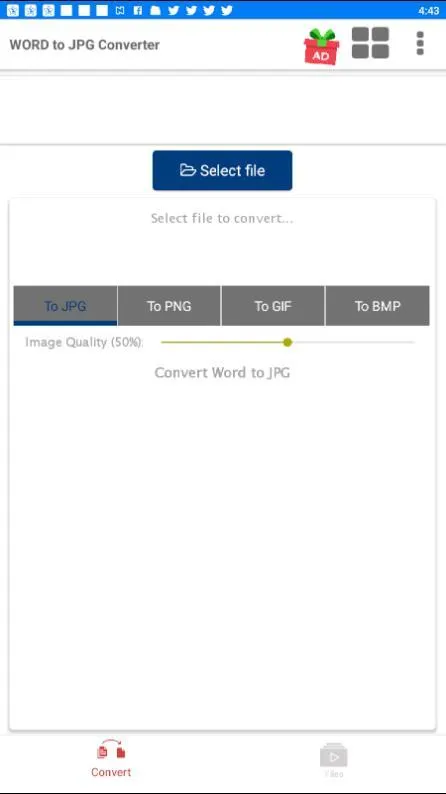 WORD to JPG Converter | Indus Appstore | Screenshot