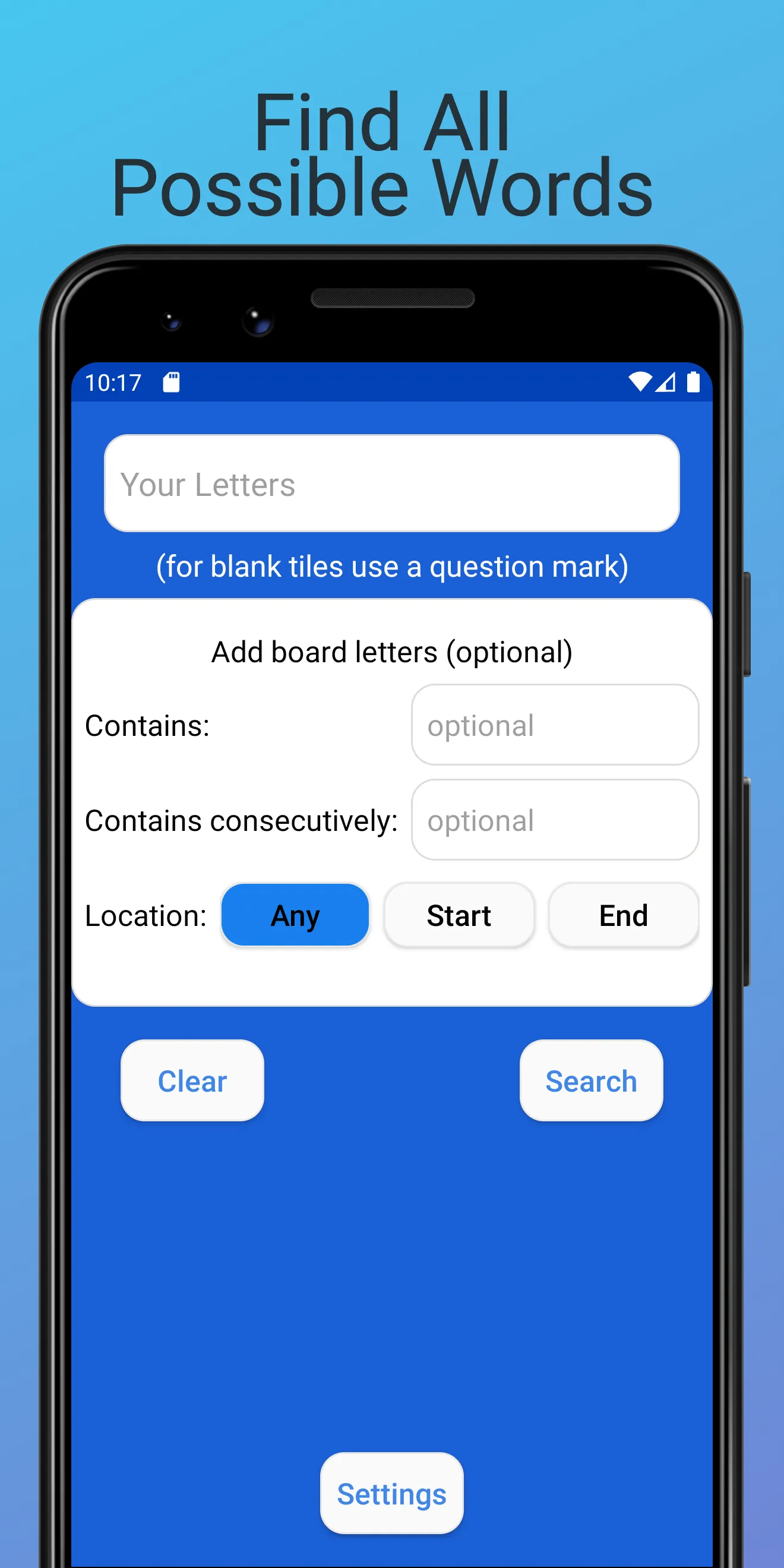 Word Cheats for Scrabble & WWF | Indus Appstore | Screenshot