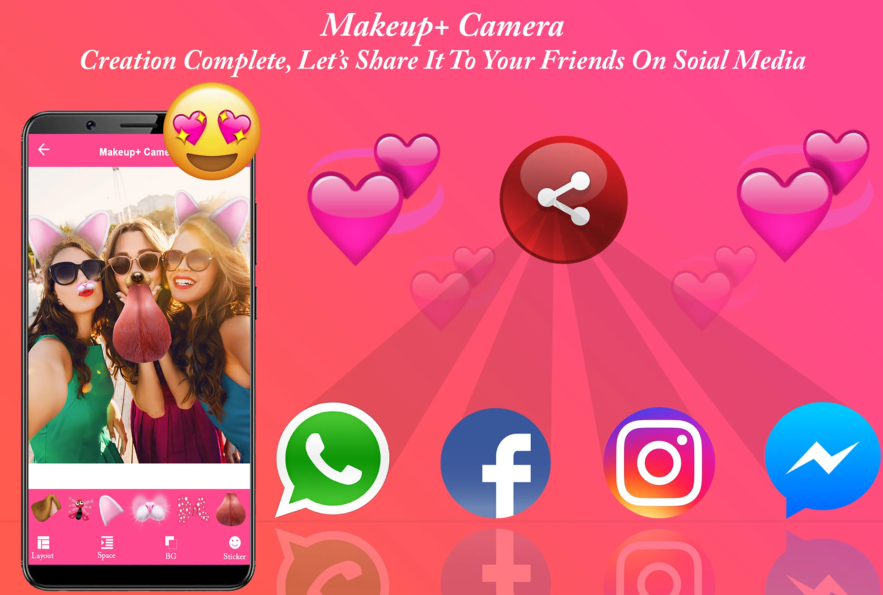 Makeup Plus Camera | Indus Appstore | Screenshot