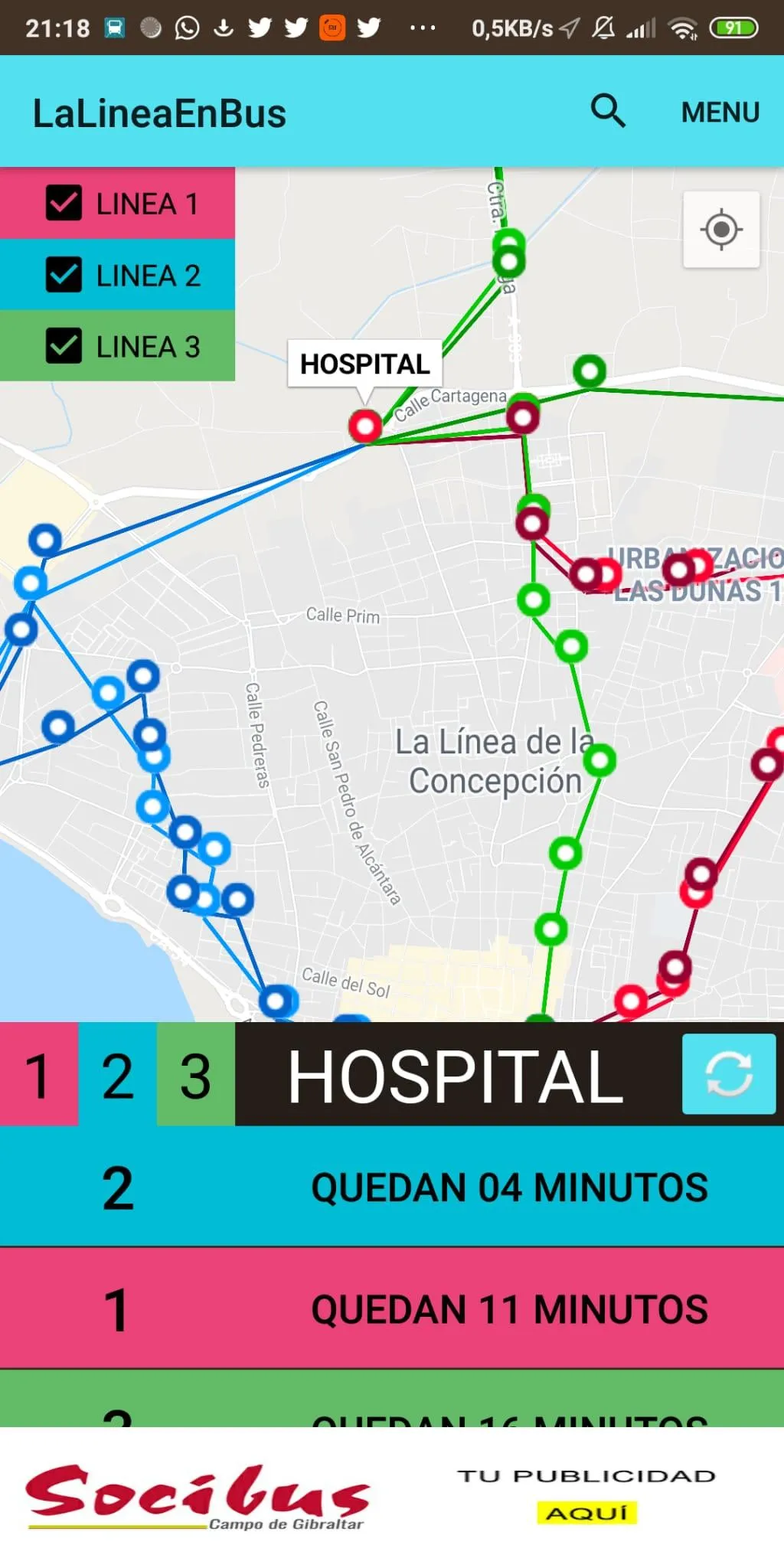 La Linea en Bus | Indus Appstore | Screenshot