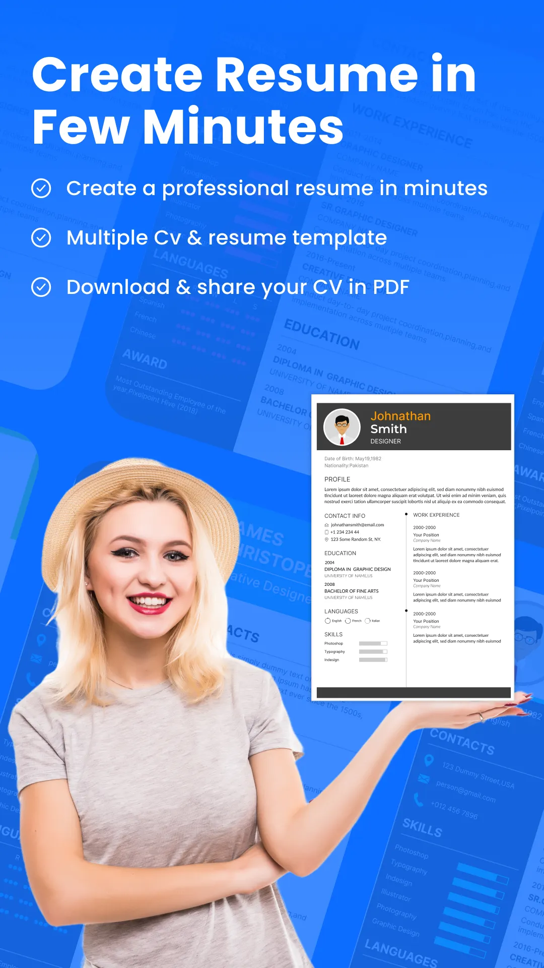 Resume Builder CV Maker App | Indus Appstore | Screenshot