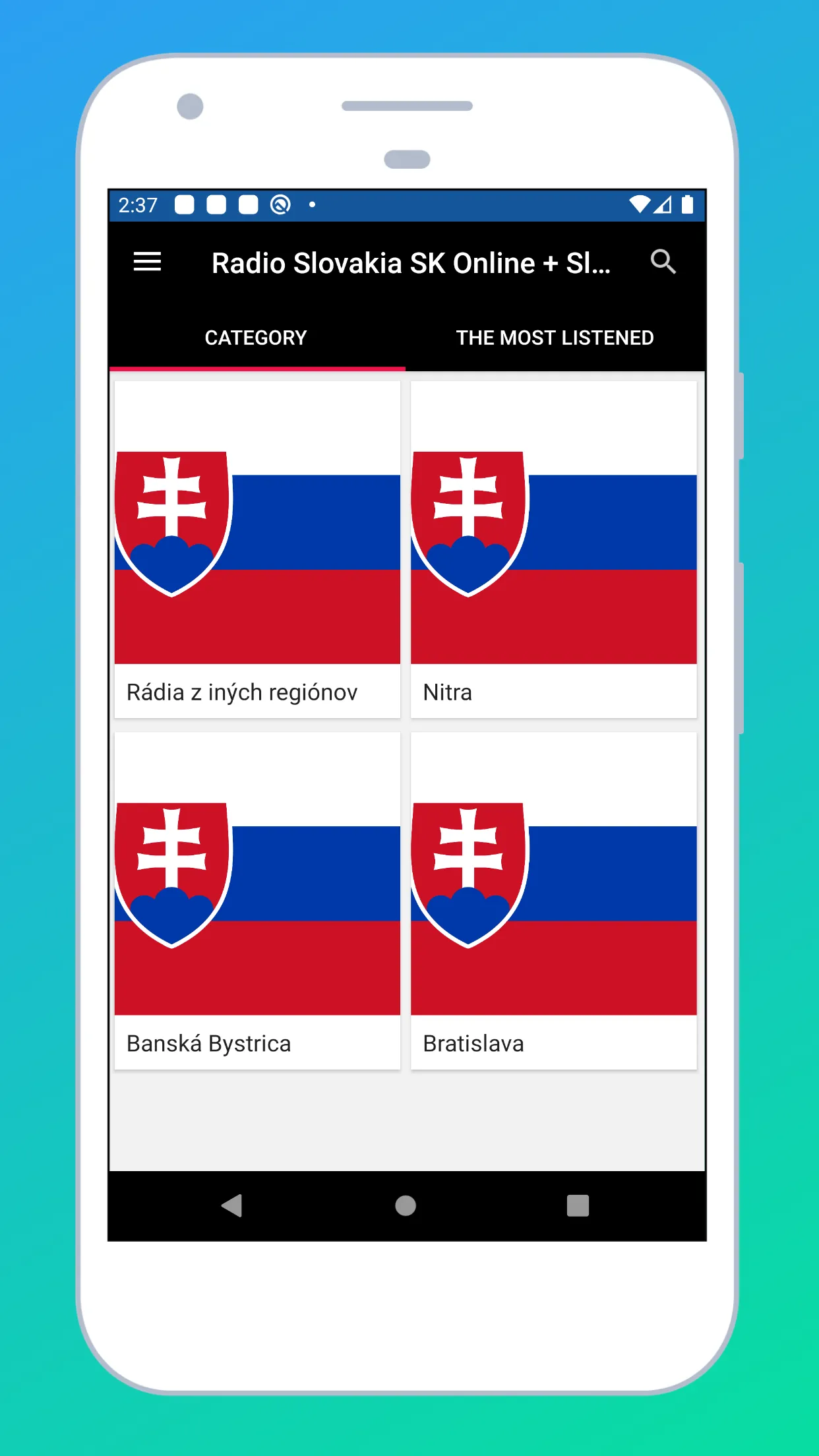 Radio Slovakia + FM Radio SK | Indus Appstore | Screenshot