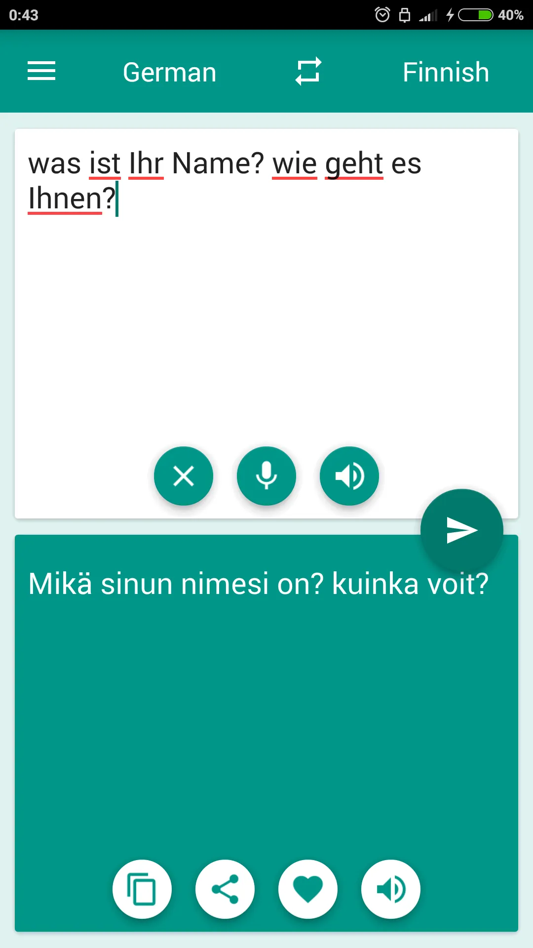 Finnish-German Translator | Indus Appstore | Screenshot