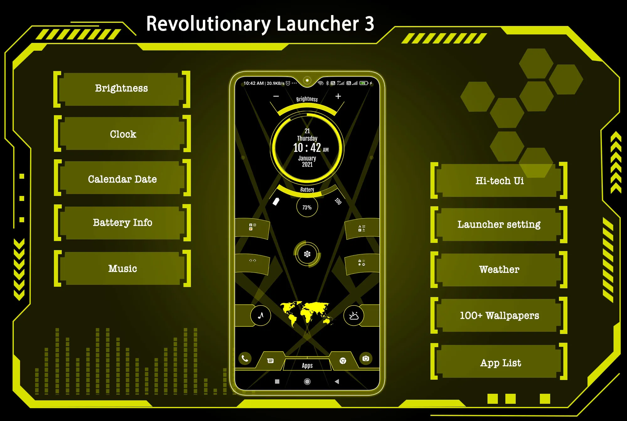 Revolutionary Launcher 3 | Indus Appstore | Screenshot