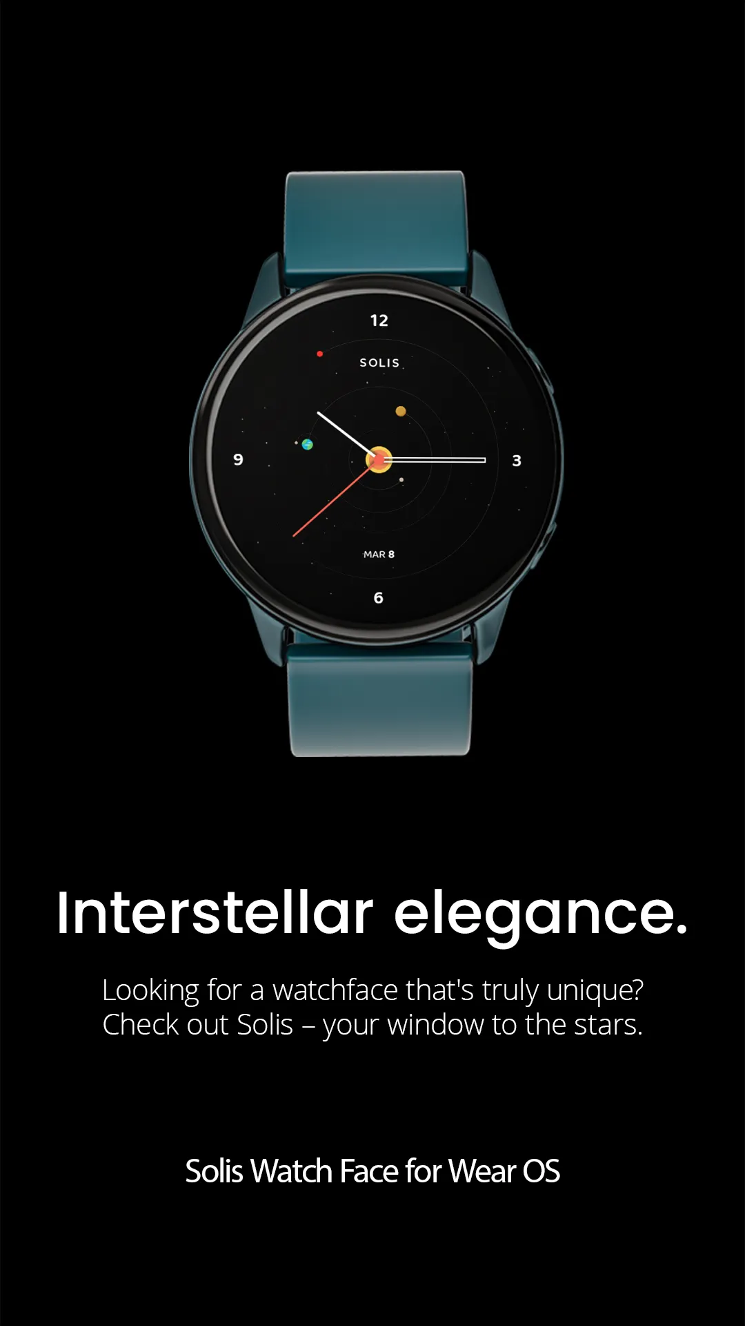 Solis Watch Face for Wear OS | Indus Appstore | Screenshot