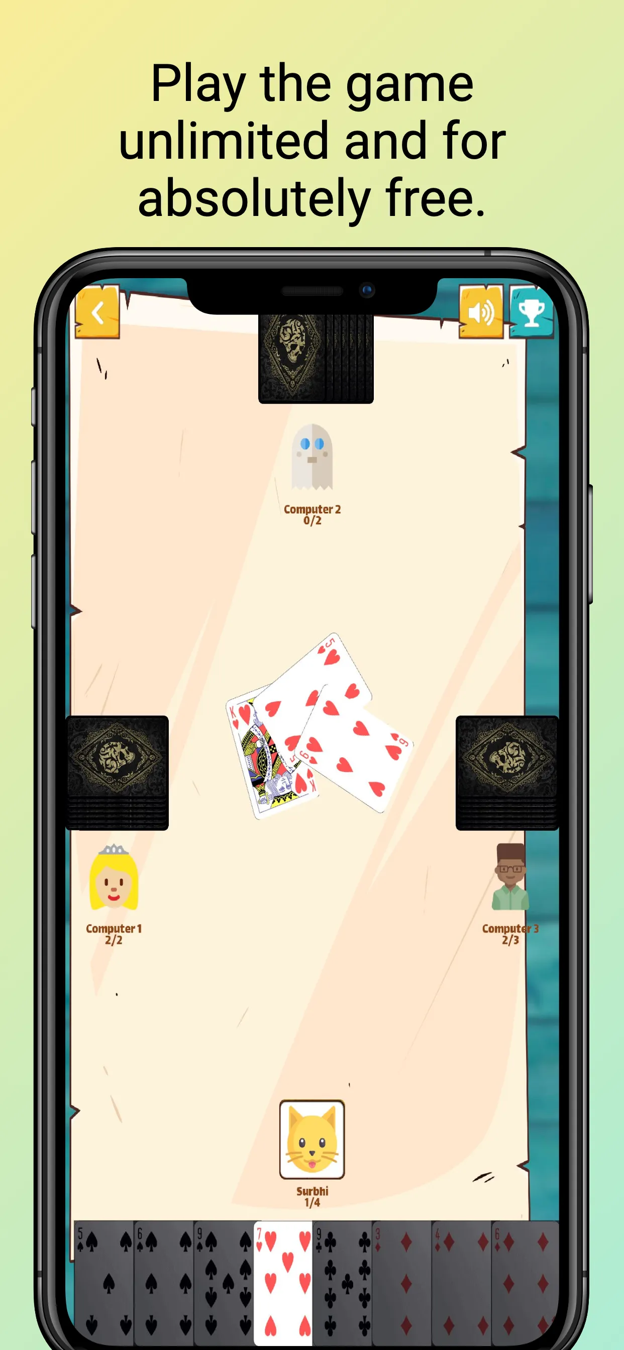 Spades - Classic Multiplayer | Indus Appstore | Screenshot