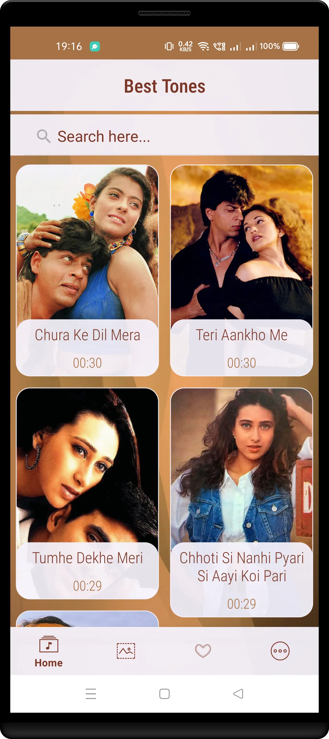 90s Bollywood Ringtones | Indus Appstore | Screenshot