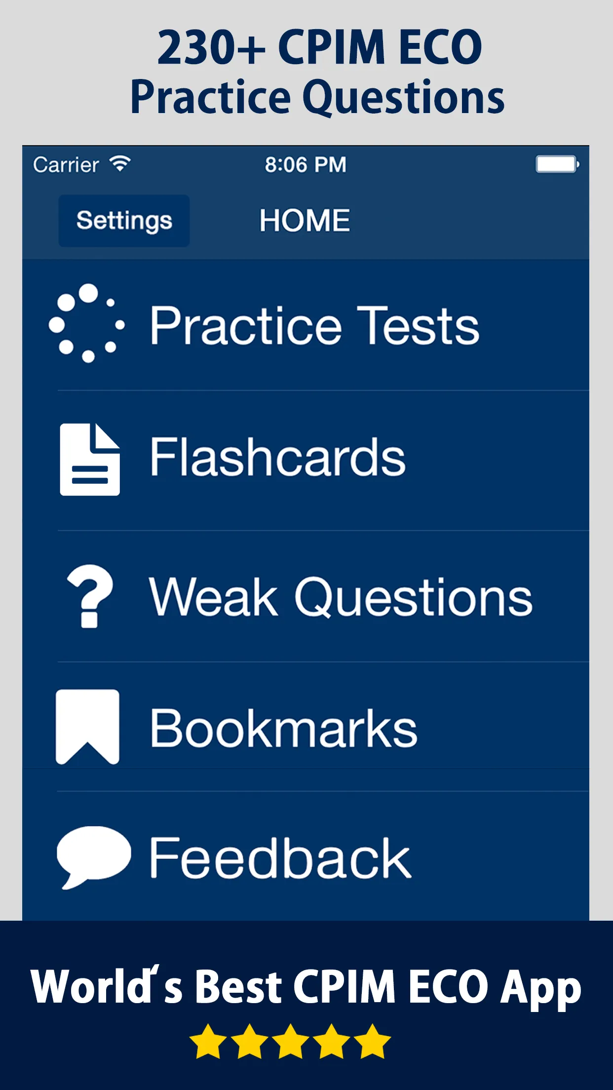 Practice APICS CPIM ECO Exam P | Indus Appstore | Screenshot