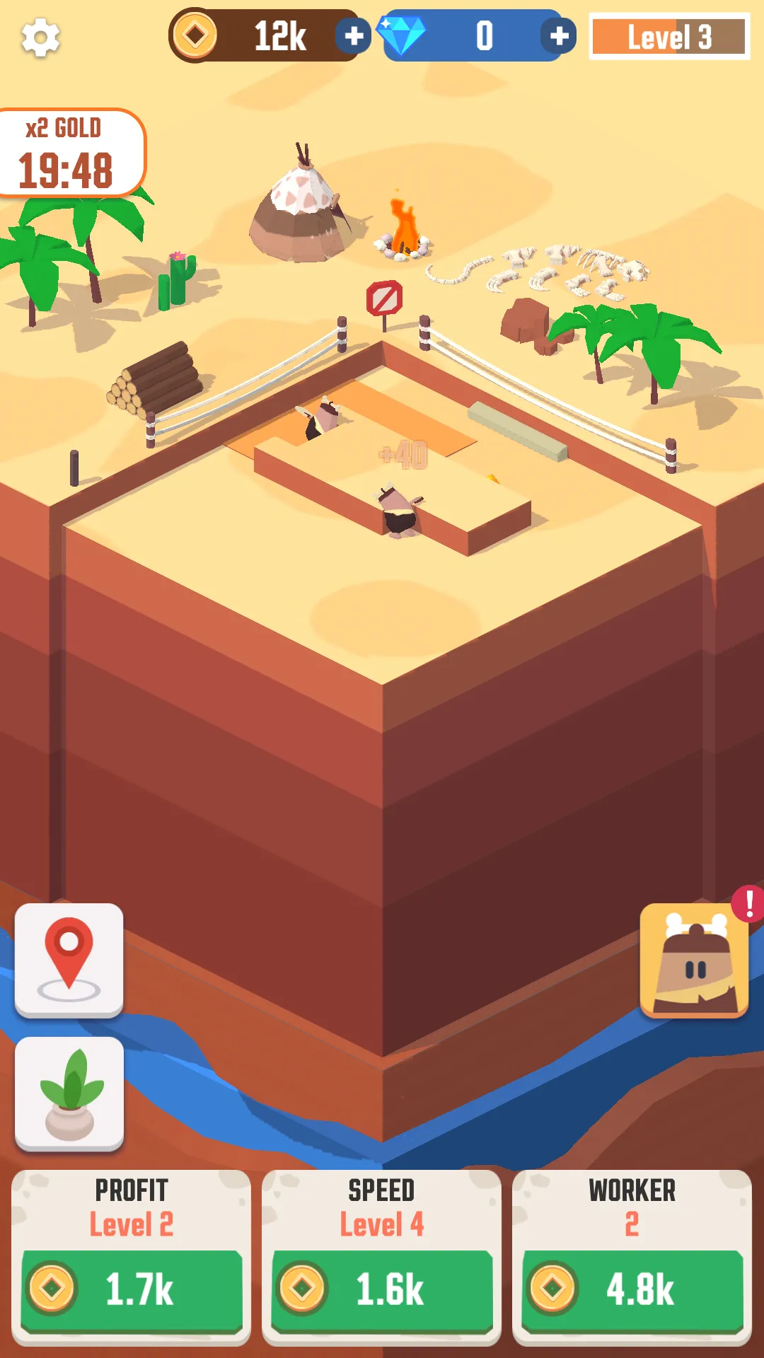 Idle Digging | Indus Appstore | Screenshot