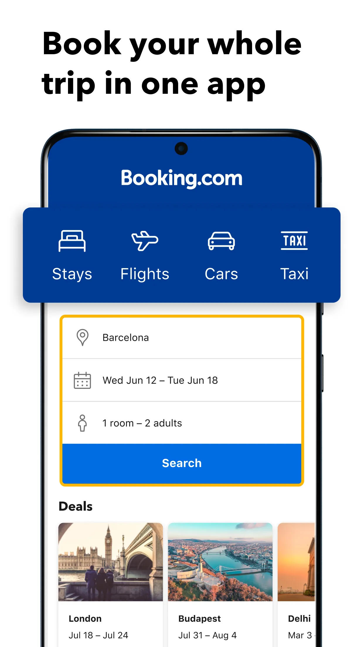 Booking.com: Hotels and more | Indus Appstore | Screenshot