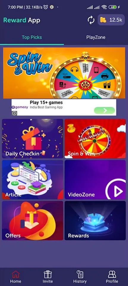 Rewardz - Play & Earn Prizes | Indus Appstore | Screenshot