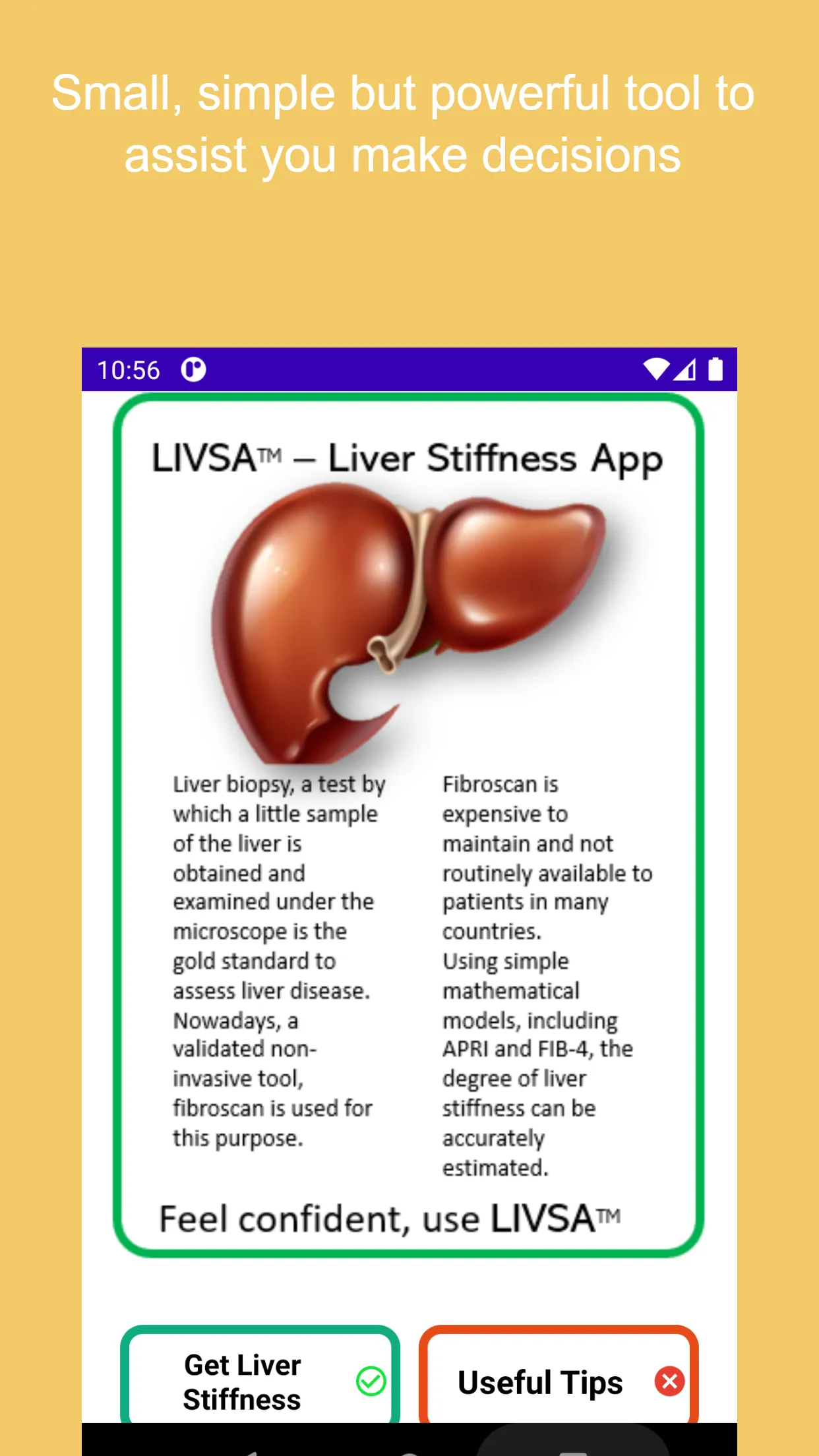 LIVSA - Liver Stiffness App | Indus Appstore | Screenshot