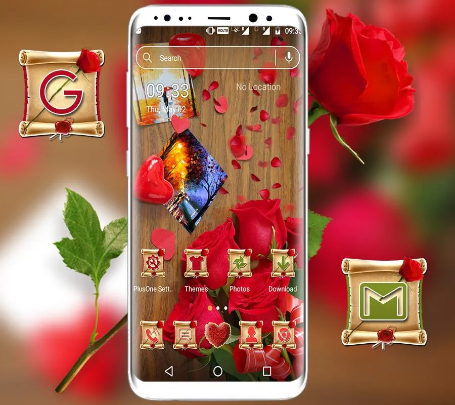 Classic Rose Love Theme | Indus Appstore | Screenshot