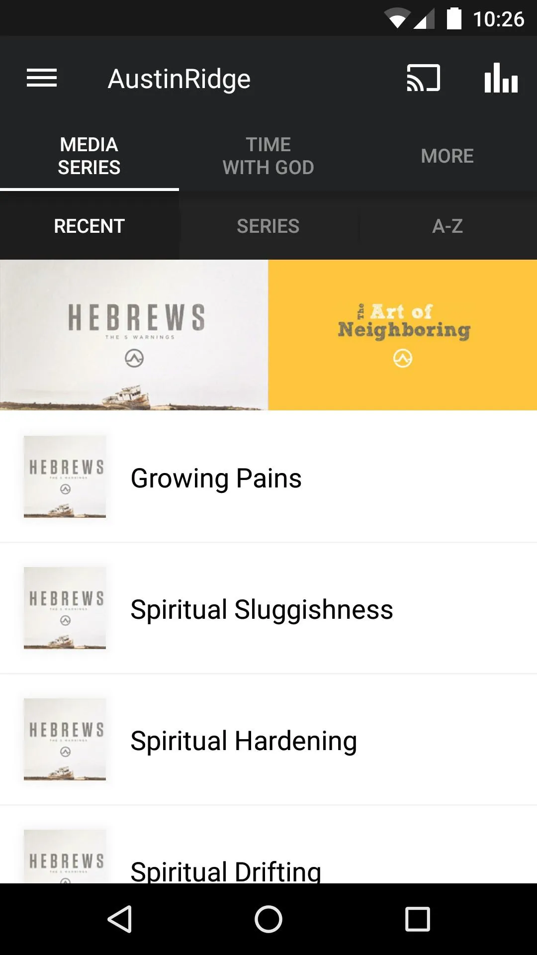 Austin Ridge Bible Church | Indus Appstore | Screenshot