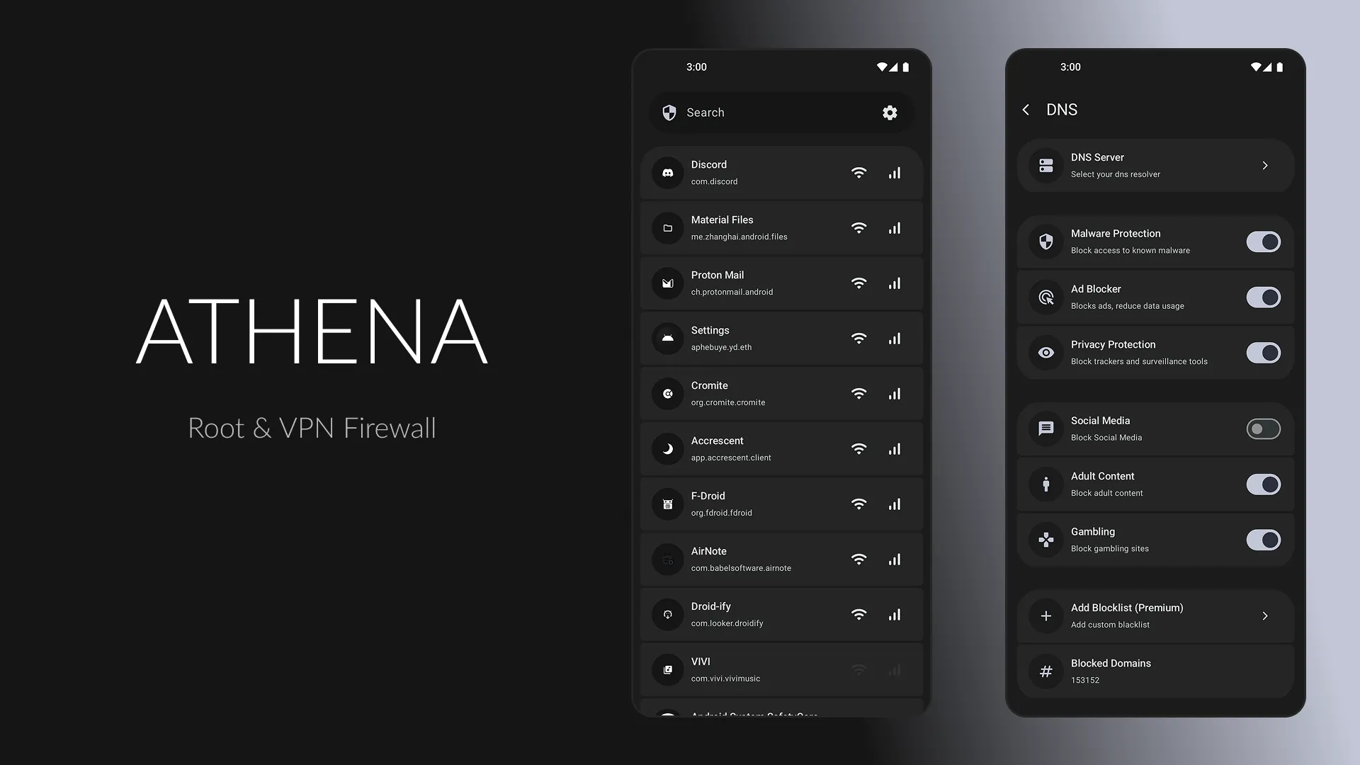 Athena: Firewall & Adblocker | Indus Appstore | Screenshot