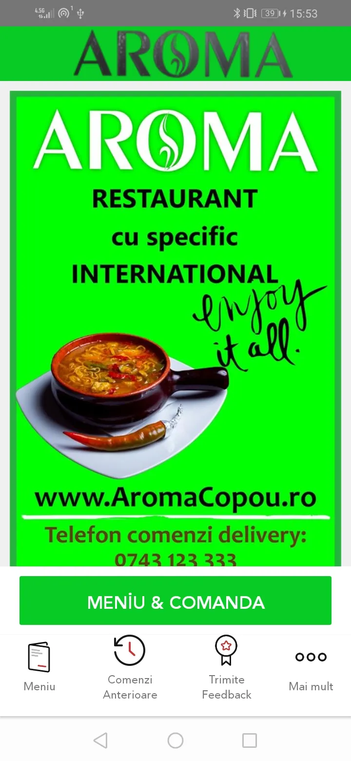 Aroma Copou Vaslui | Indus Appstore | Screenshot