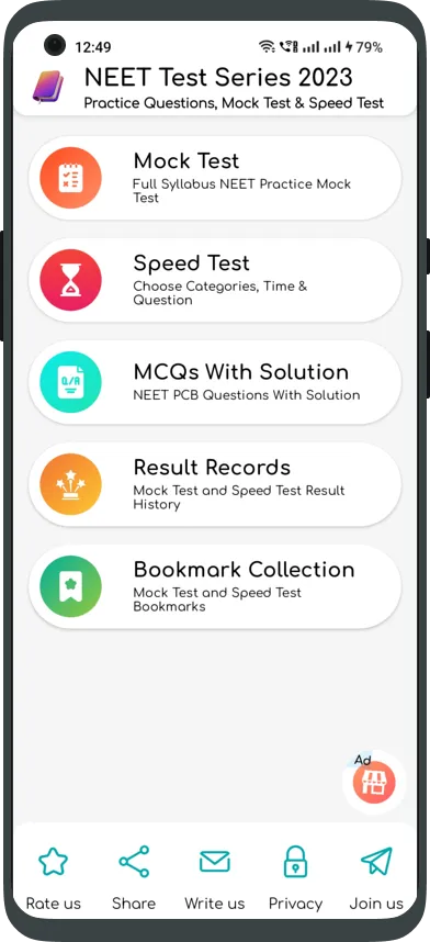 NEET Test Series 2025 | Indus Appstore | Screenshot