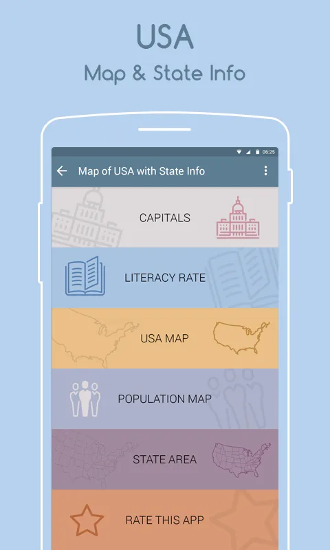 Map of USA | Indus Appstore | Screenshot