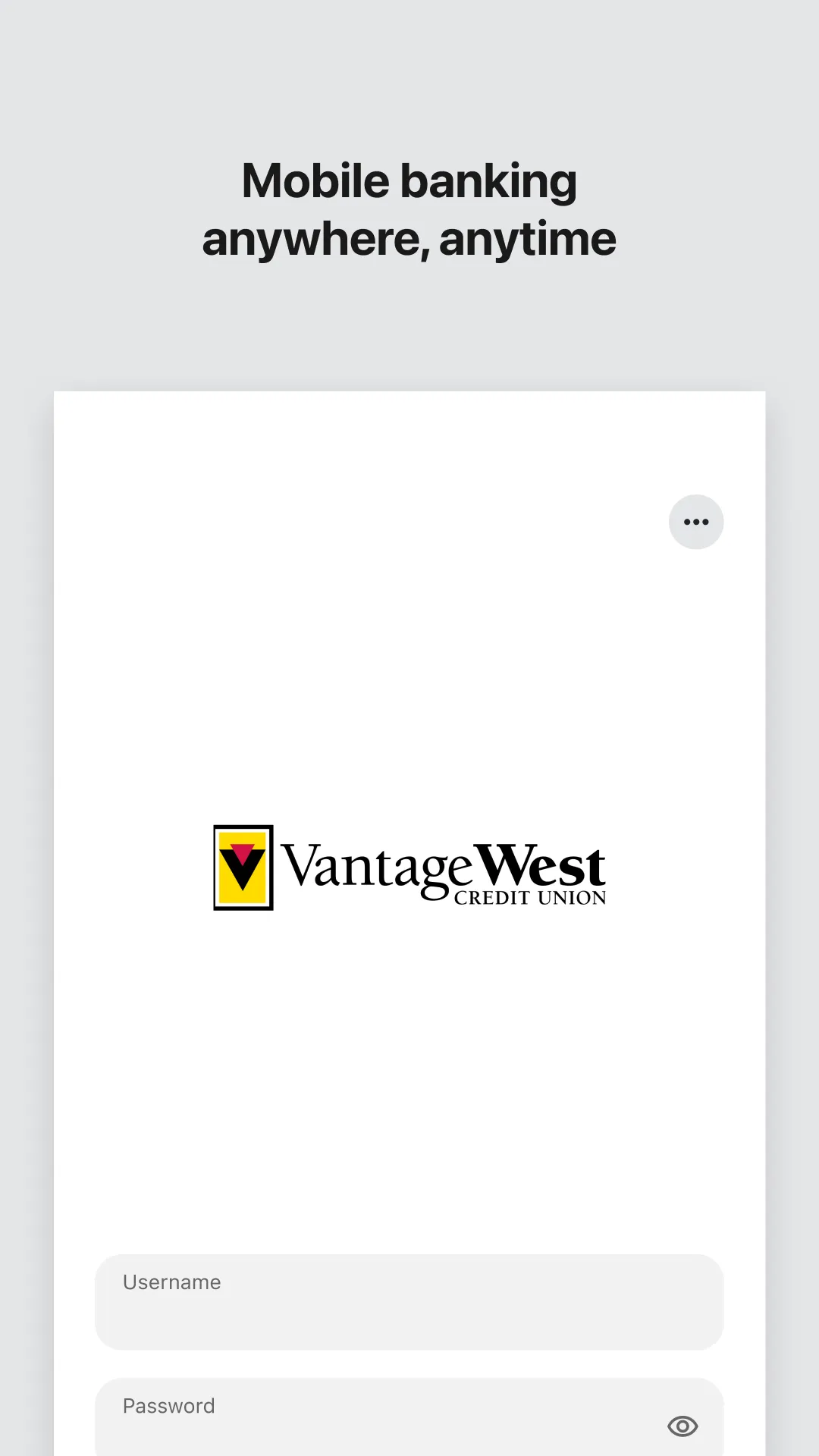 Vantage West Credit Union | Indus Appstore | Screenshot