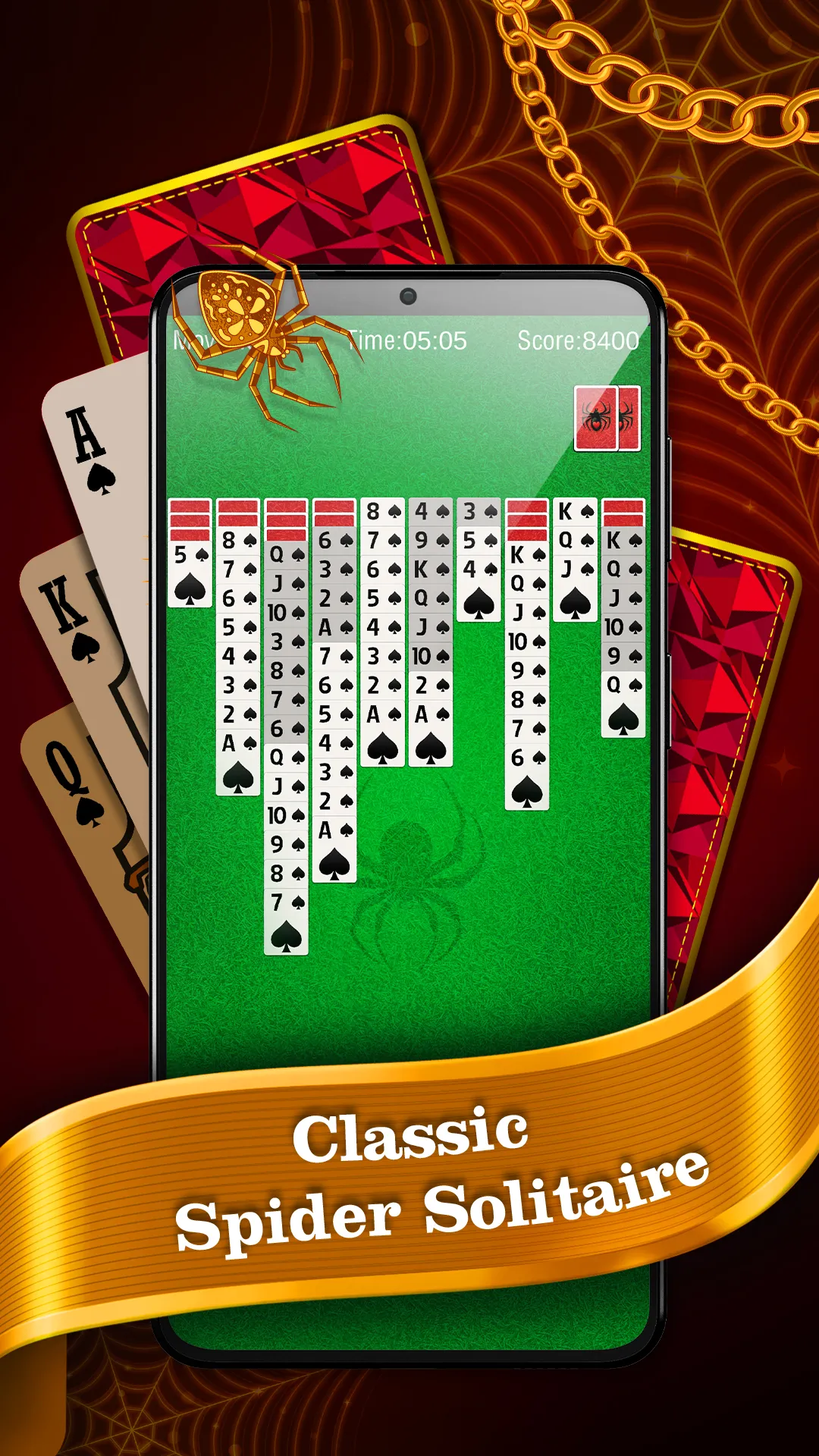 Spider Solitaire: Classic Game | Indus Appstore | Screenshot