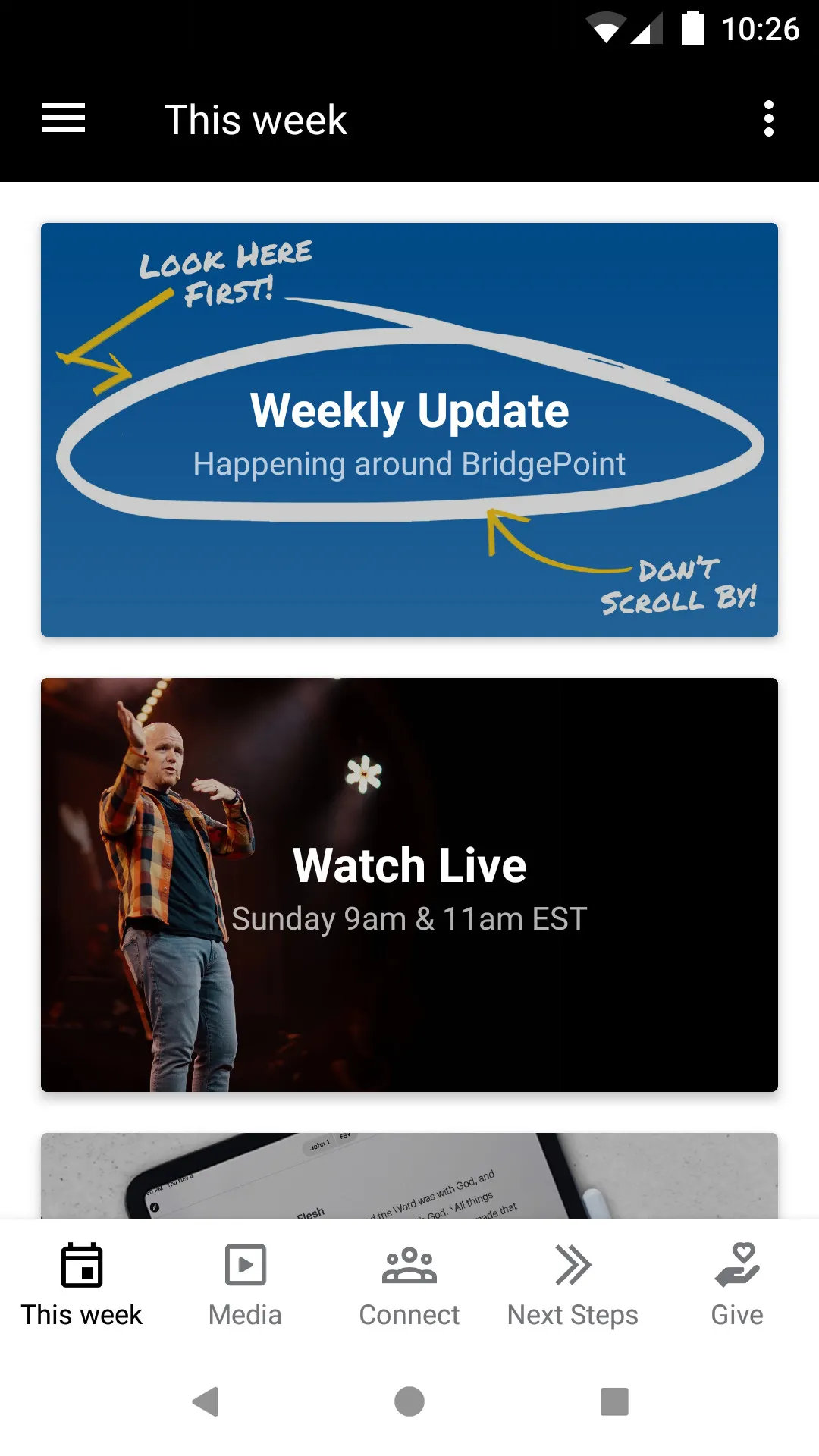 BridgePoint Church FL | Indus Appstore | Screenshot