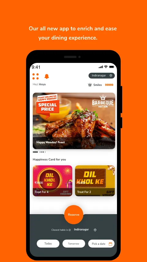 Barbeque Nation-Buffets & More | Indus Appstore | Screenshot