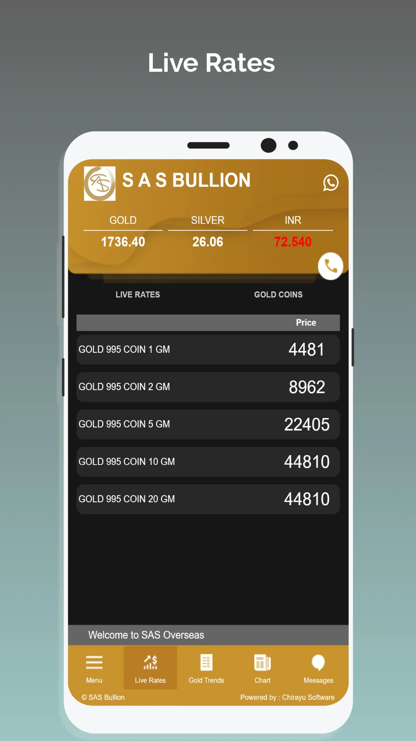 SAS Bullion | Indus Appstore | Screenshot