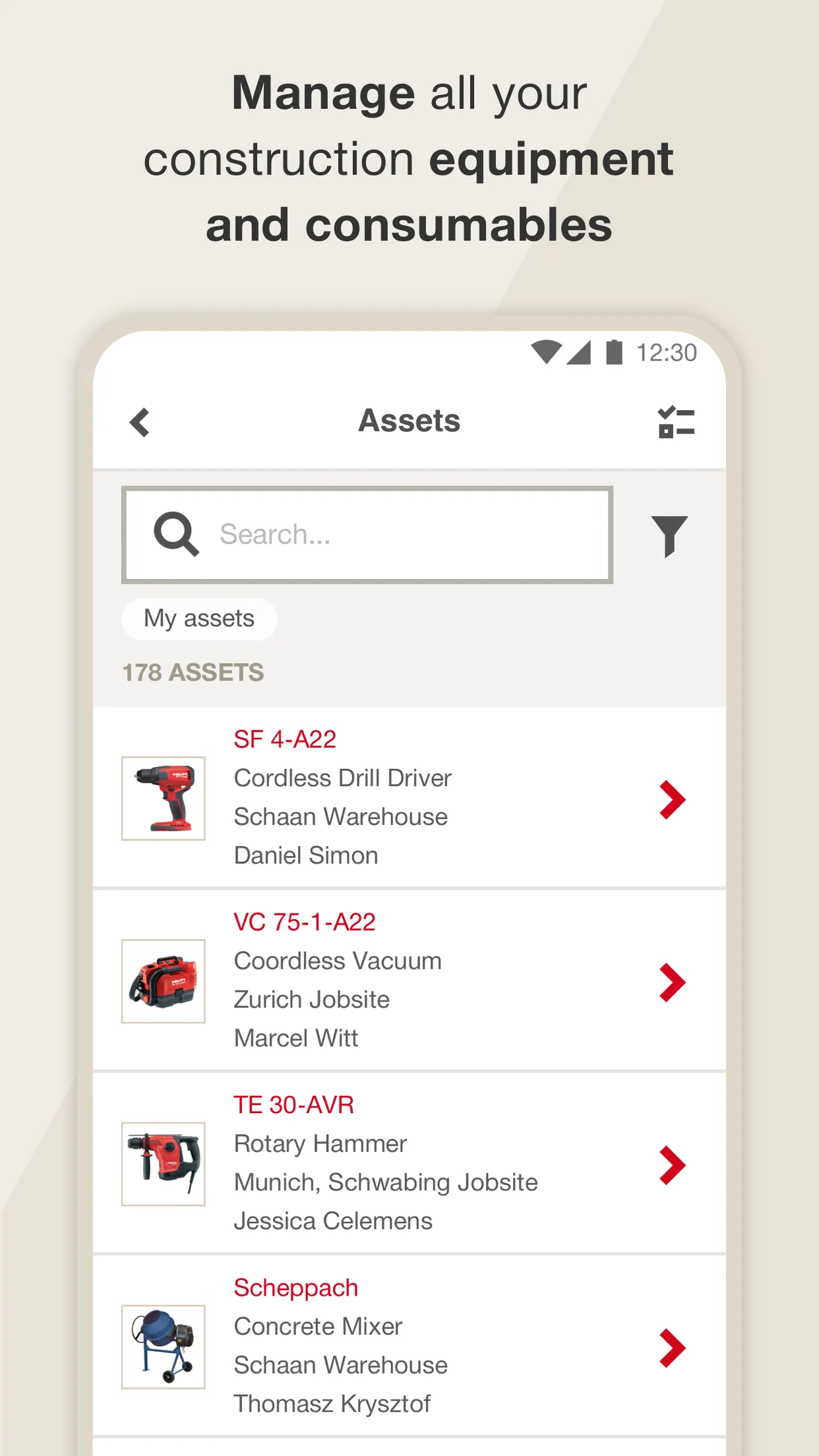 Hilti ON!Track 3 | Indus Appstore | Screenshot