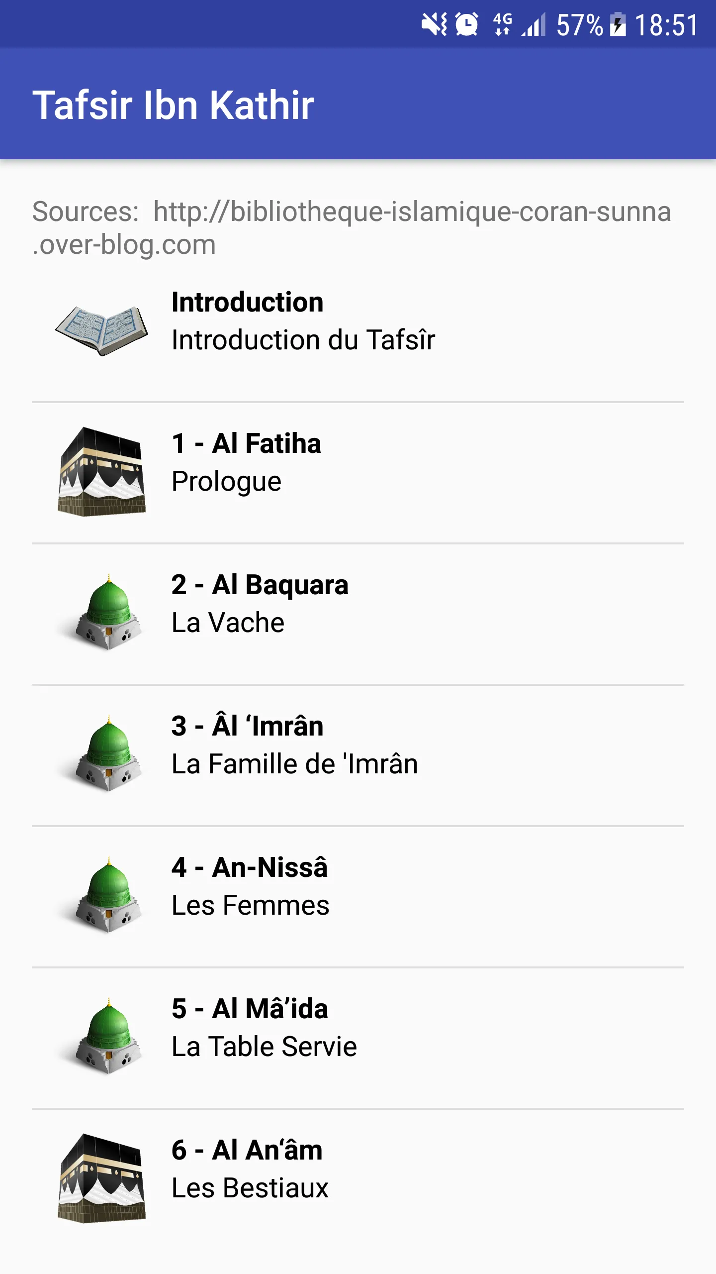 Tafsir Ibn Kathir (Français) | Indus Appstore | Screenshot