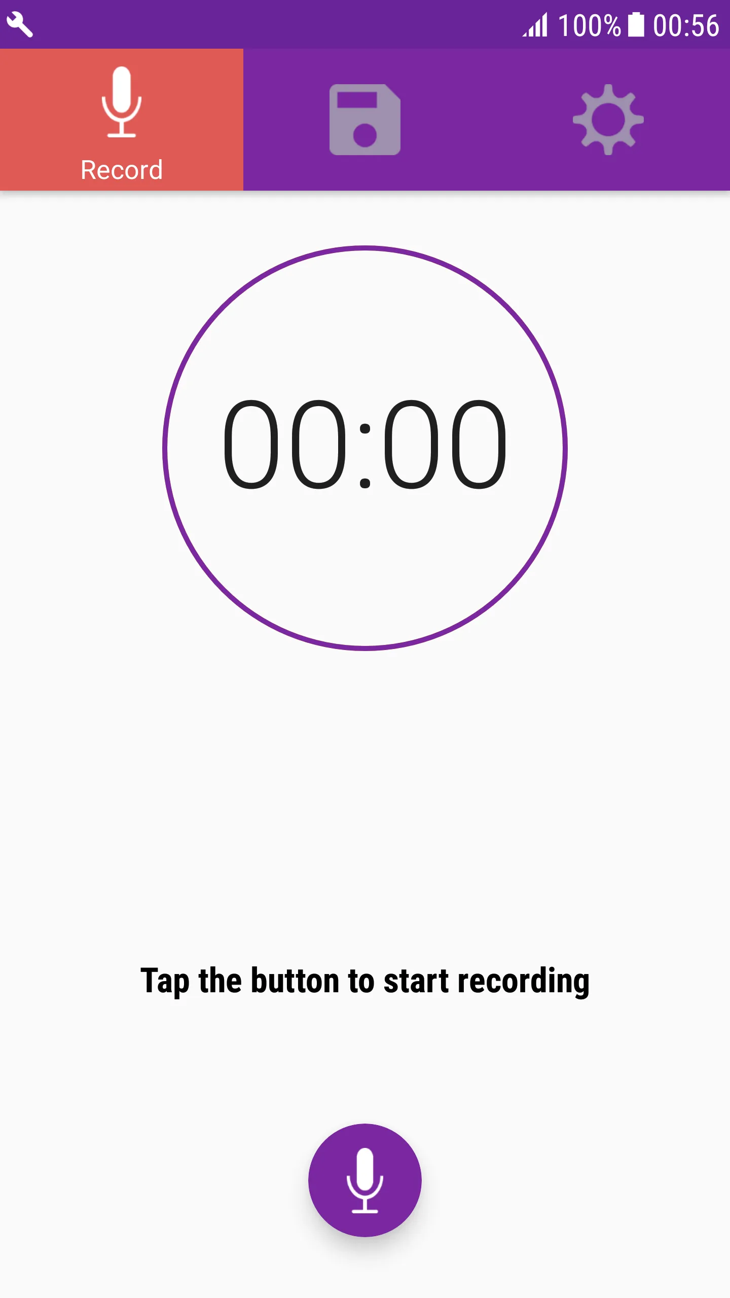 Quick Audio Recorder On Backgr | Indus Appstore | Screenshot