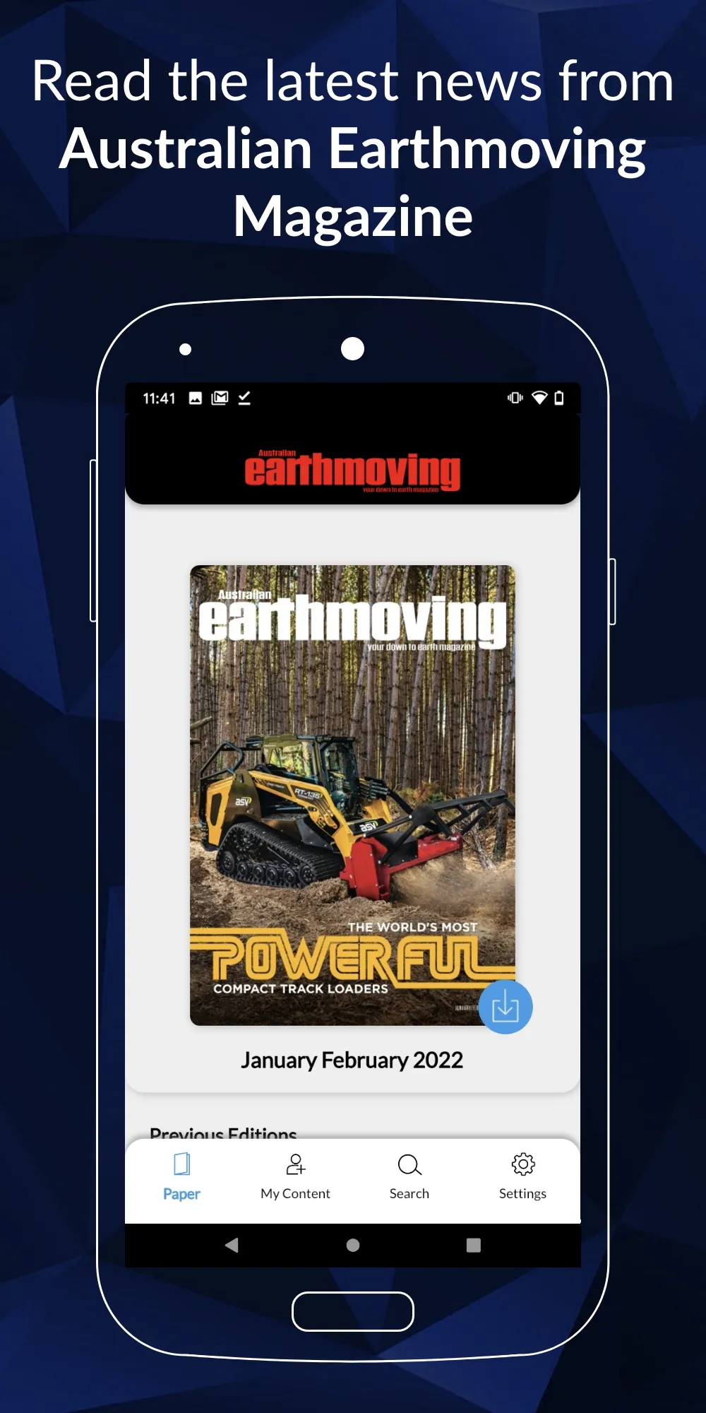 Australian Earthmoving Mag | Indus Appstore | Screenshot