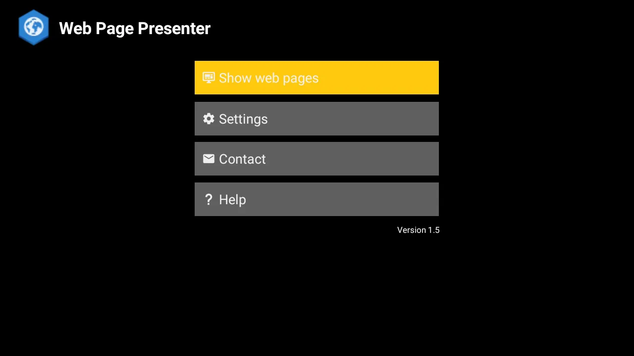 Web Page Presenter Demo | Indus Appstore | Screenshot