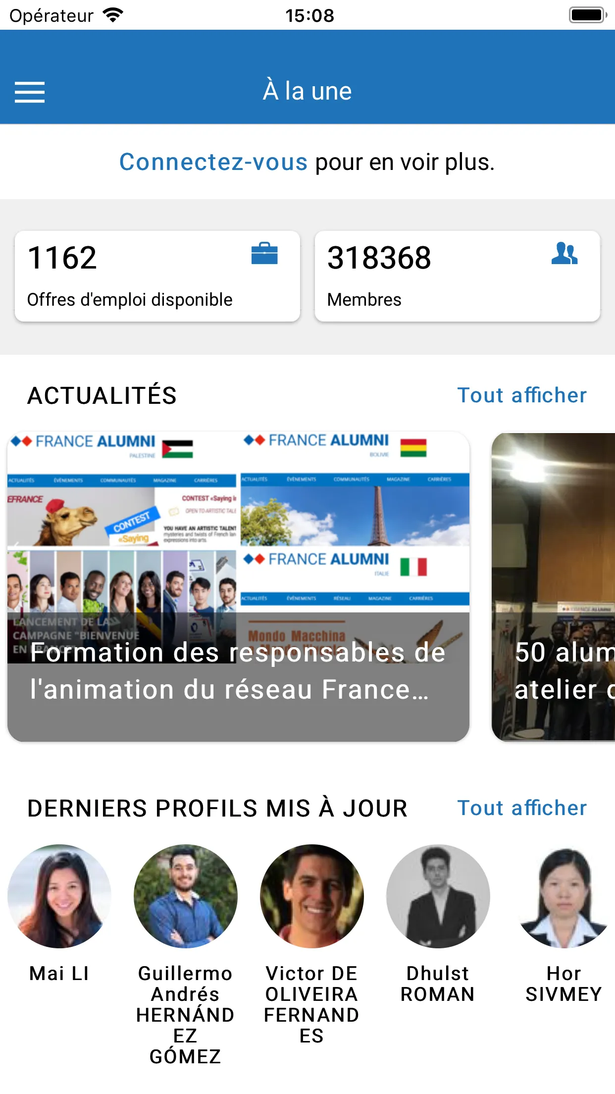 France Alumni | Indus Appstore | Screenshot