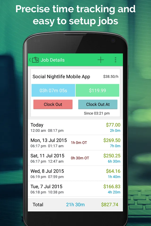 Work Hours Tracking & Billing | Indus Appstore | Screenshot