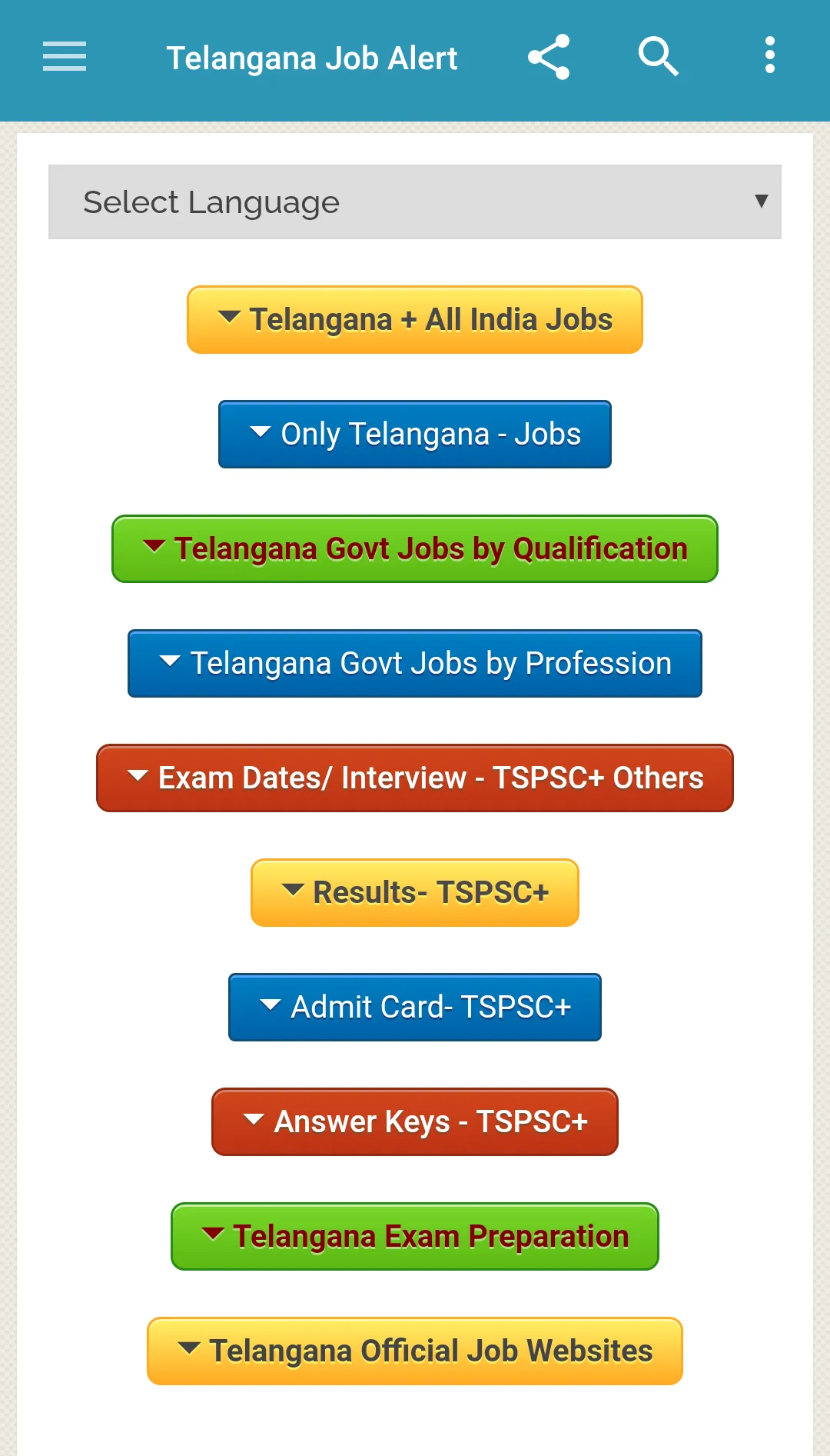 Telangana Job Alert- TS Jobs | Indus Appstore | Screenshot