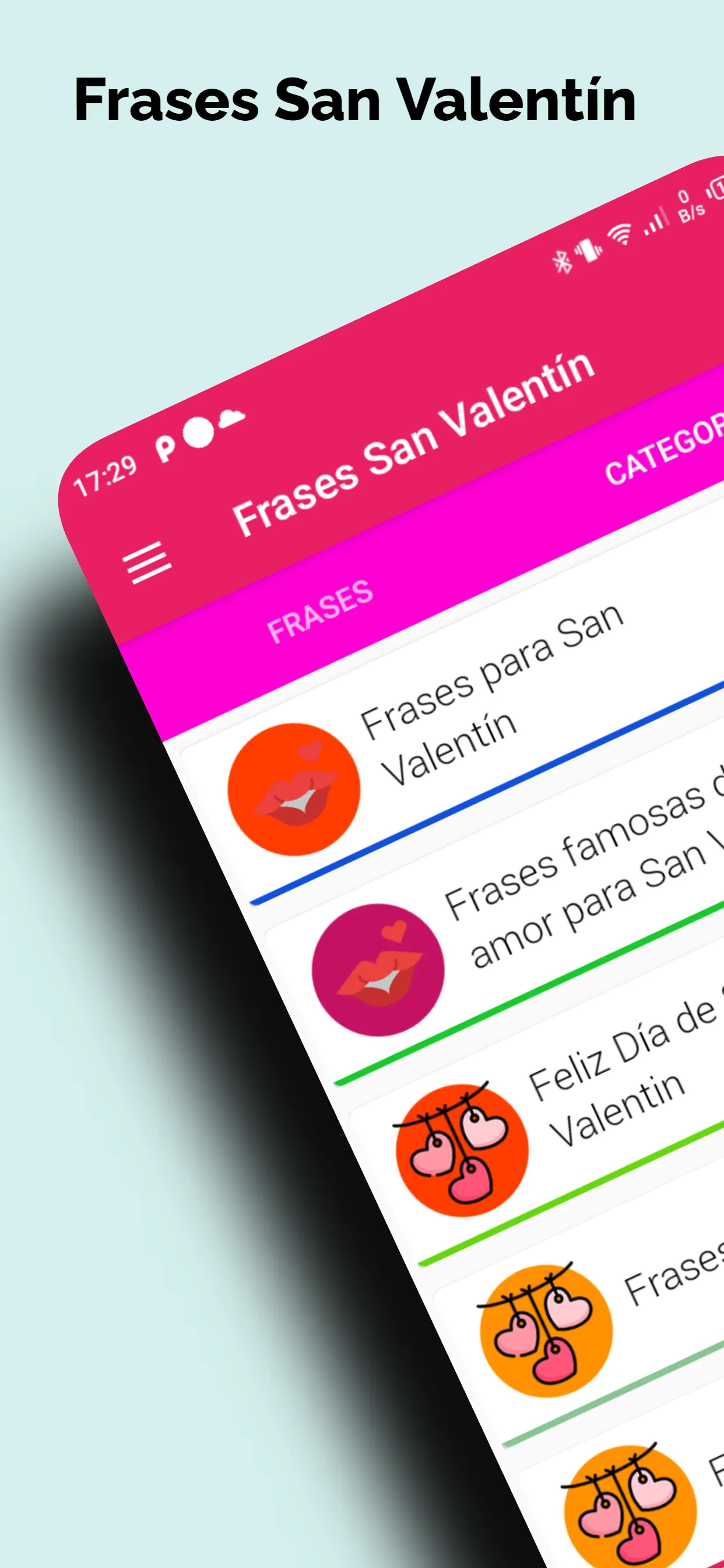 Frases San Valentín 2024 | Indus Appstore | Screenshot