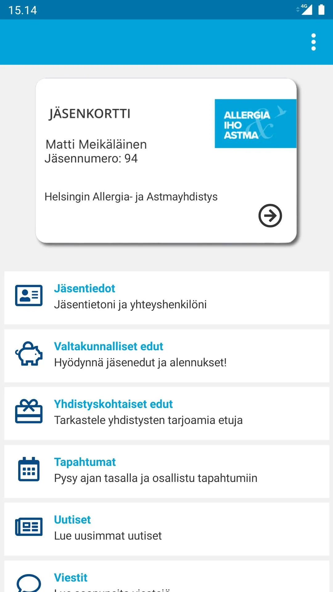 Allergia-, iho- ja astmaliitto | Indus Appstore | Screenshot