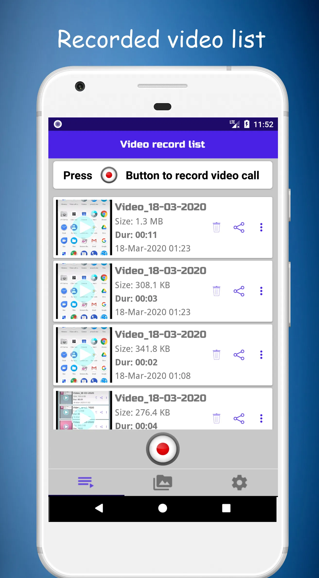 Video call recorder for whatsa | Indus Appstore | Screenshot